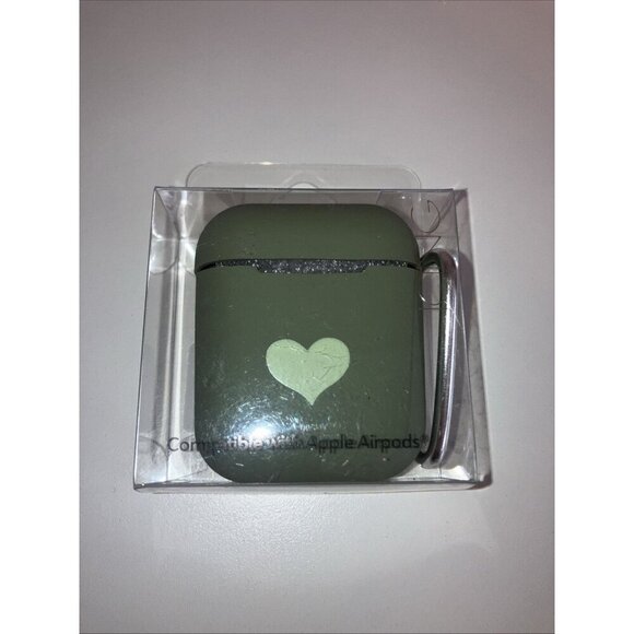 Claire’s Green Apple AirPod Case New - Picture 1 of 2
